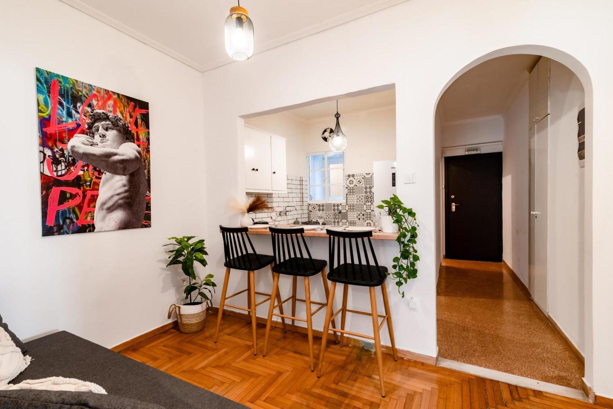 Apartamento Exarchia Artistic Getaway For Groups Atenas Exterior foto